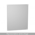 Hammond Panel 4.9 x 2.9, Fits Encl. 6 x 4, Steel/Wht 14R0503